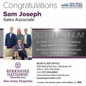 Circle of Excellence 2020 Sam Joseph